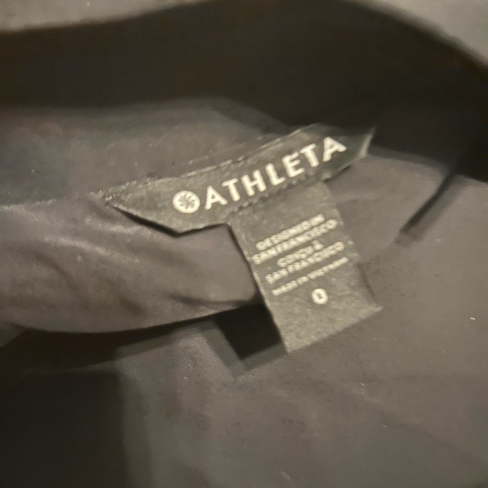 Athleta Avenues Black Blazer with Pocket Detail small size 0 - Picture 7 of 7